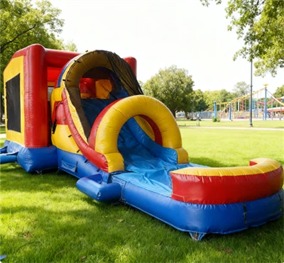 Täispuhutav põngerja kuiva&märja slaidiga